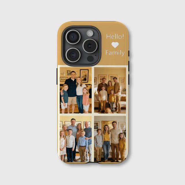 Custom Family Photo Magnetic Phone Case for Family Gift
