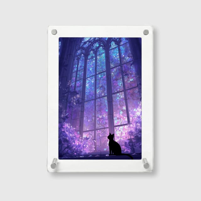 Custom Acrylic Puzzle – Personalized Photo Jigsaw Puzzle, Durable Clear Acrylic Material, Custom Picture Puzzle for Gifts, Home Décor & Keepsakes