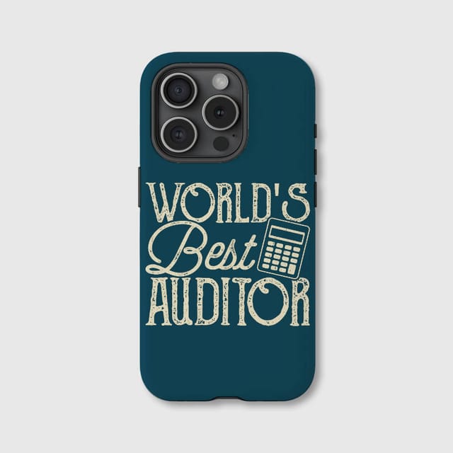 World's Best Auditor Phone Case for Auditor Daily Use Gift