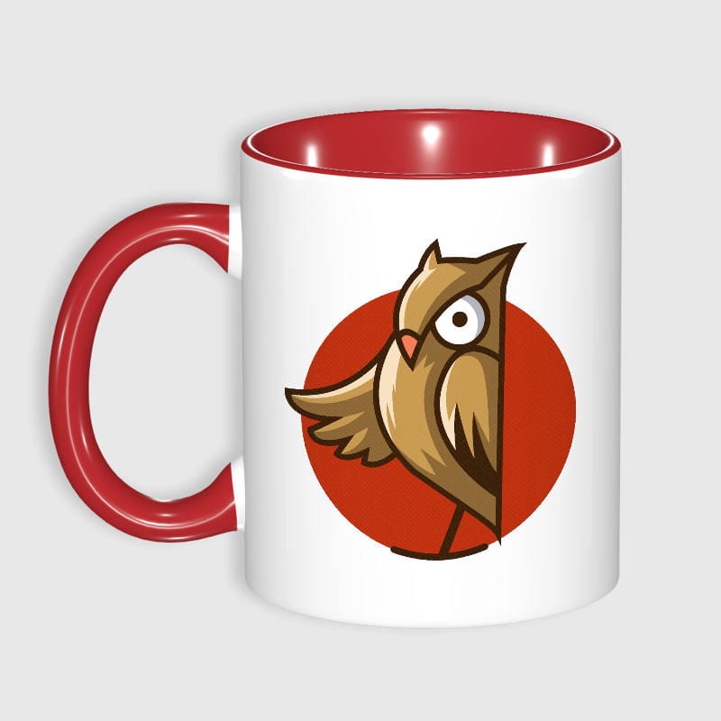 Cute Cartoon Owl 11oz Coffee Mug for Owl Lovers Gift