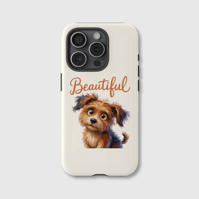 Cute Puppy Print Magnetic Phone Case for Dog Lovers Gift