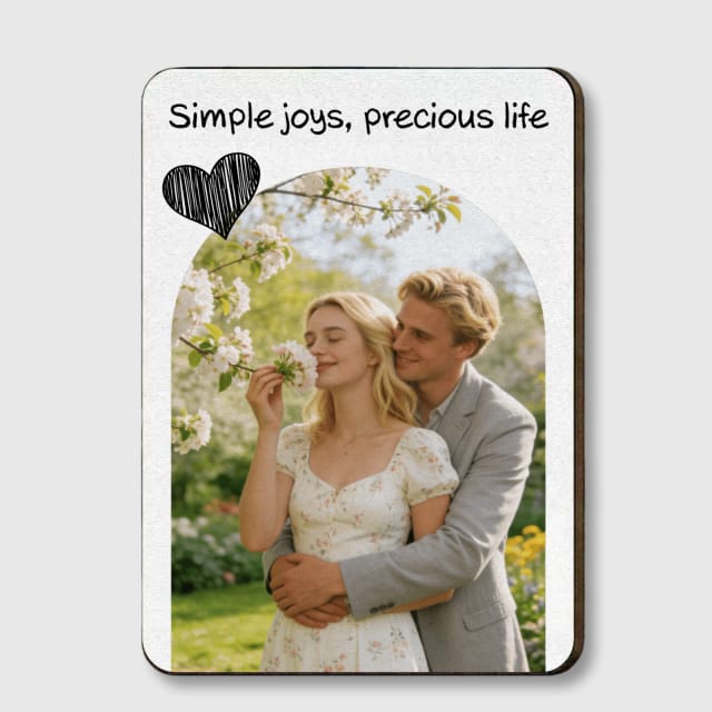 Custom Romantic Photo Car Visor Clip for Couple Anniversary Gift