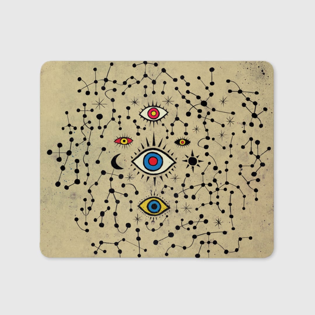 The Night of the Black Stars Mouse Pad - 1