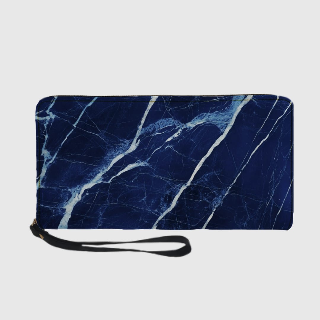 Midnight Lapislazuli Zip Wallet - 1