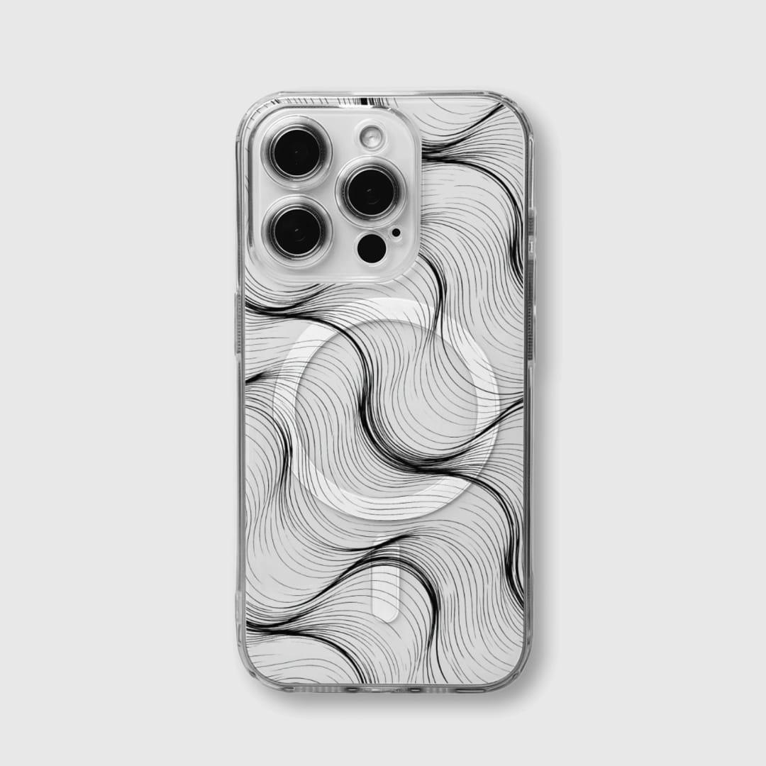 Personalized Clear Magnetic Case for iPhone 15 / 15 Pro / 15 Pro Max / 16 / 16 Pro / 16 Pro Max / 17 / 17 Pro / 17 Pro Max, Crystal Transparent Shockproof Cover, Strong MagSafe Compatibility, Anti-Yellow Slim Protective Phone Case - 1