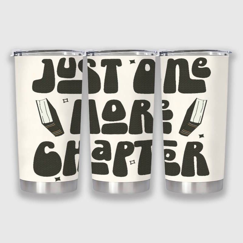 Reading Quote Stainless Tumbler for Book Lovers Gift