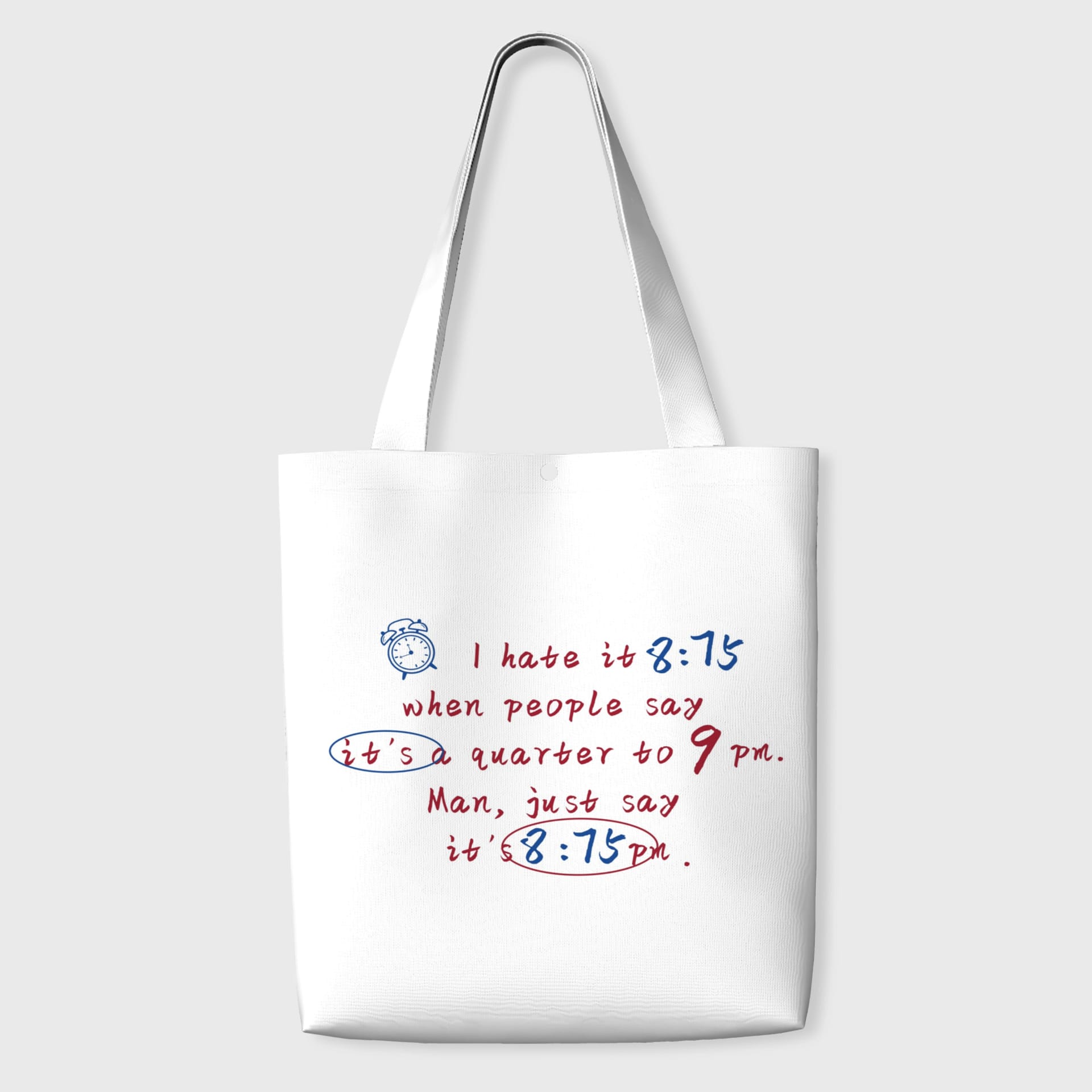 Personalized Canvas Tote Bag – Custom Printed Eco Reusable Bag for Shopping, Books, Work, Everyday Use