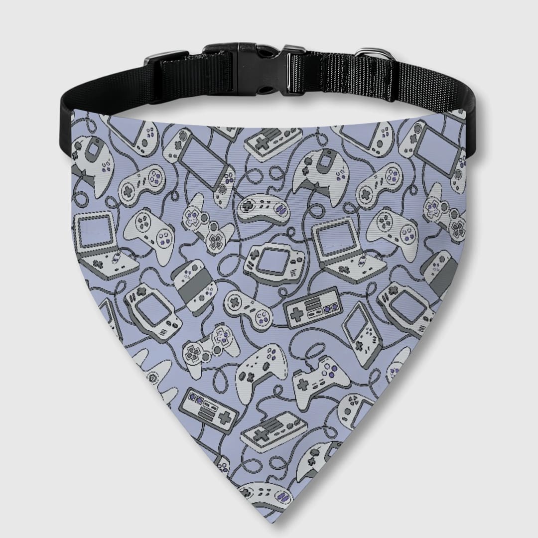 Custom Pet Bandana Bib – Personalized Dog & Cat Bib, Adjustable Tie-Up Pet Bib, Custom Name Pet Accessory Gift - 1