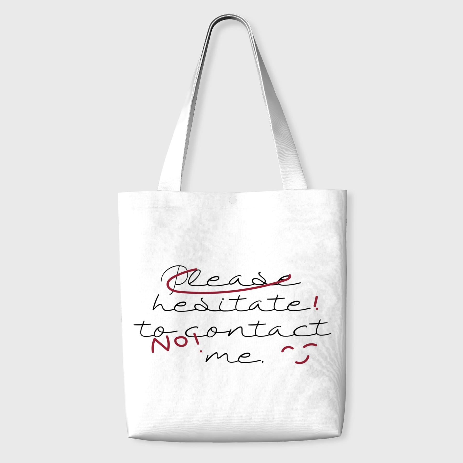 Personalized Canvas Tote Bag – Custom Printed Eco Reusable Bag for Shopping, Books, Work, Everyday Use