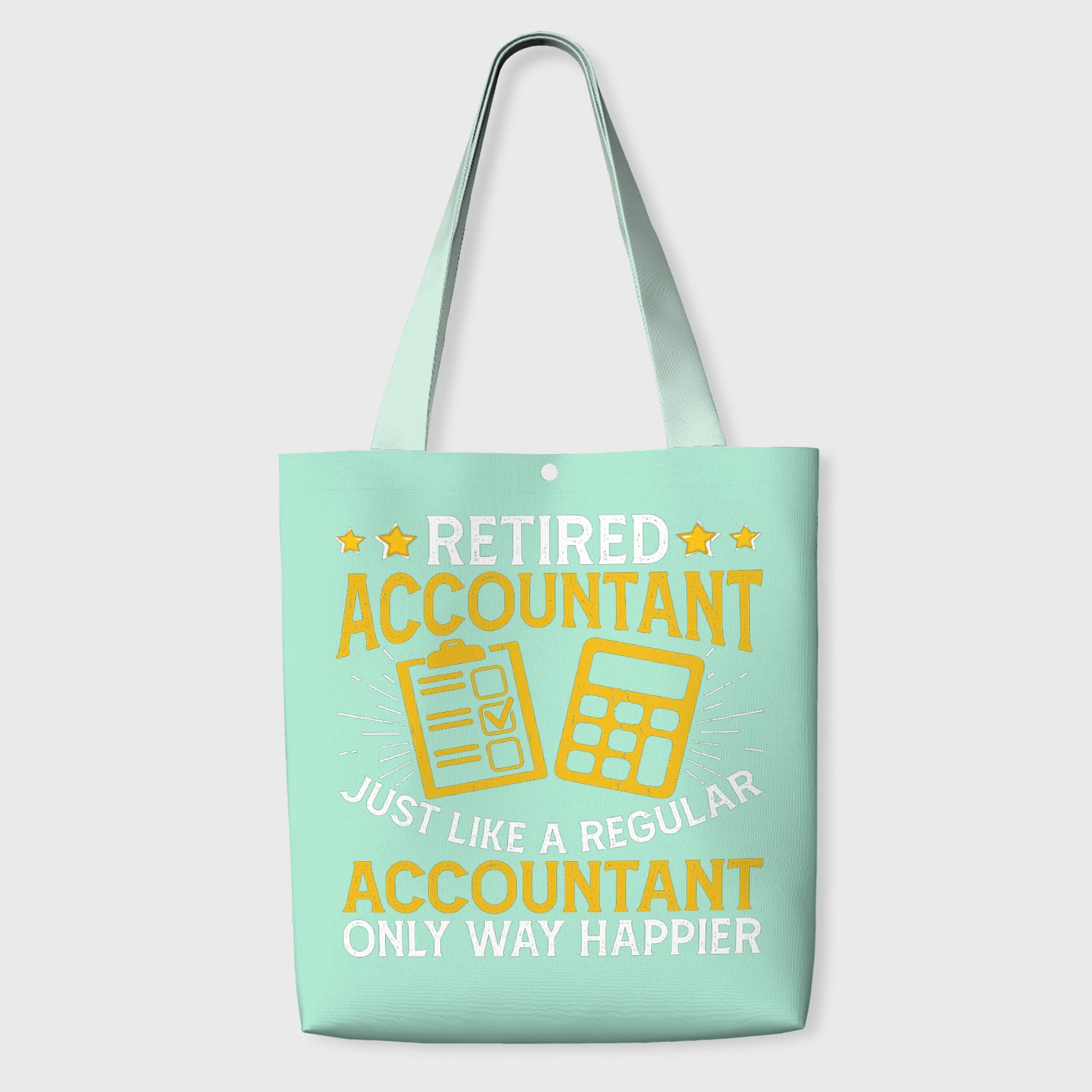 Funny Retired Accountant Tote Bag Retirement Gift