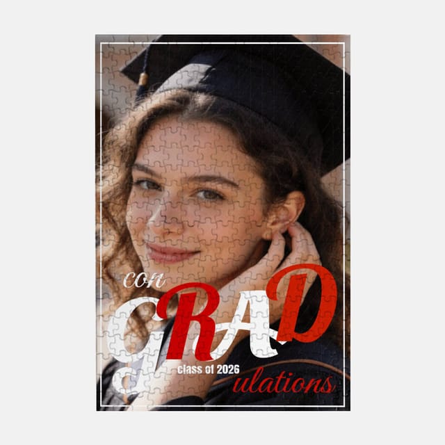 Custom Graduation Photo 300pcs Puzzle for Graduate Gift