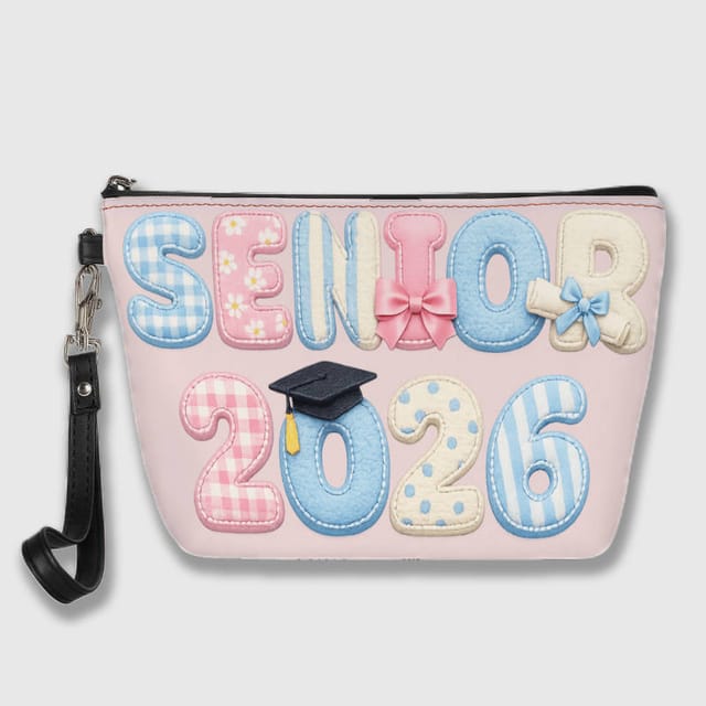 Senior 2026 Cosmetic Bag for Class of 2026 Graduation Gift