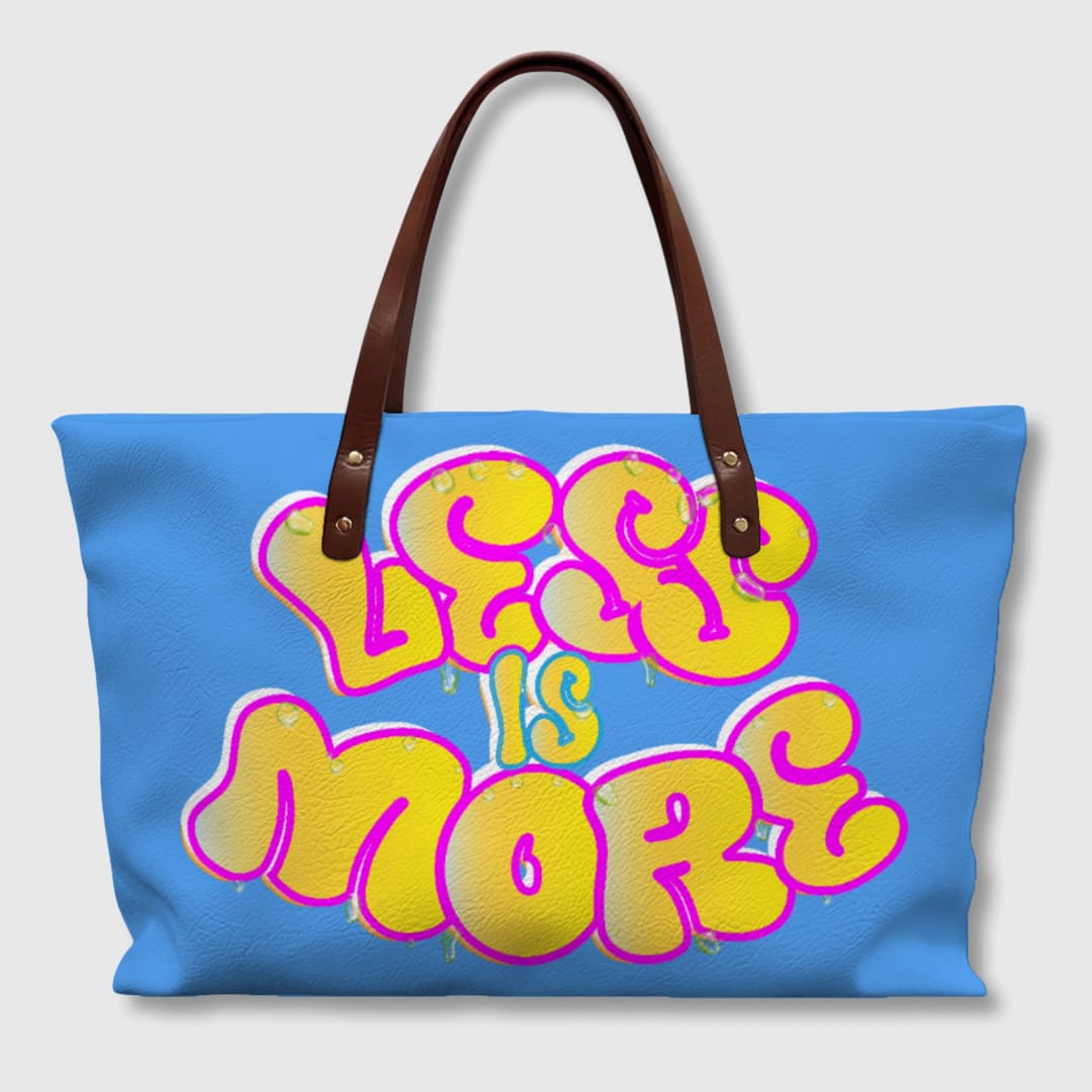 Customizable PU Leather Tote Bag | Your Design with UV Print - 1