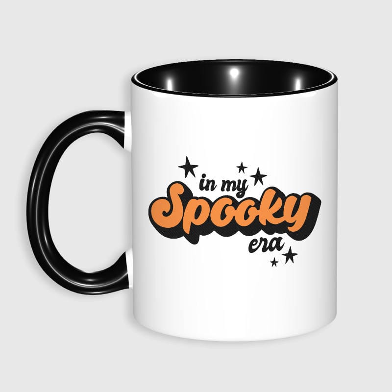 In My Spooky Era Quote Coffee Mug for Halloween Gift