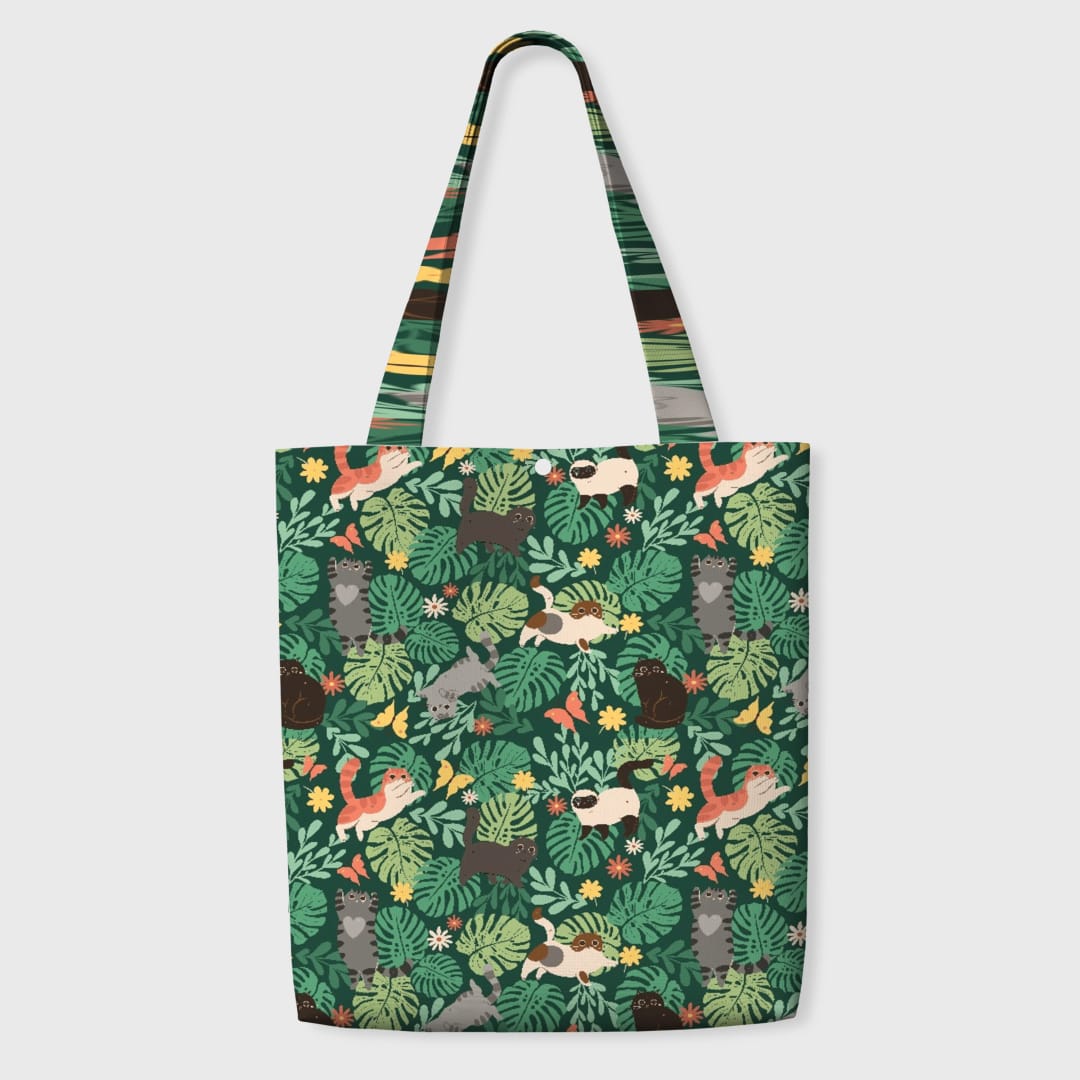 Personalized Canvas Tote Bag – Custom Printed Eco Reusable Bag for Shopping, Books, Work, Everyday Use - 1