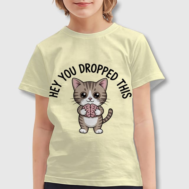 Funny Cat Quote Kids T-Shirt for Pet Lovers Daily Use
