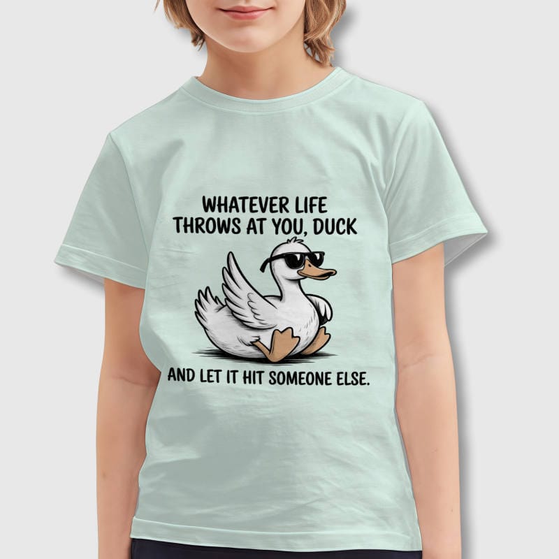 Funny Duck Pun Kids T-Shirt for Daily Wear & Gifting
