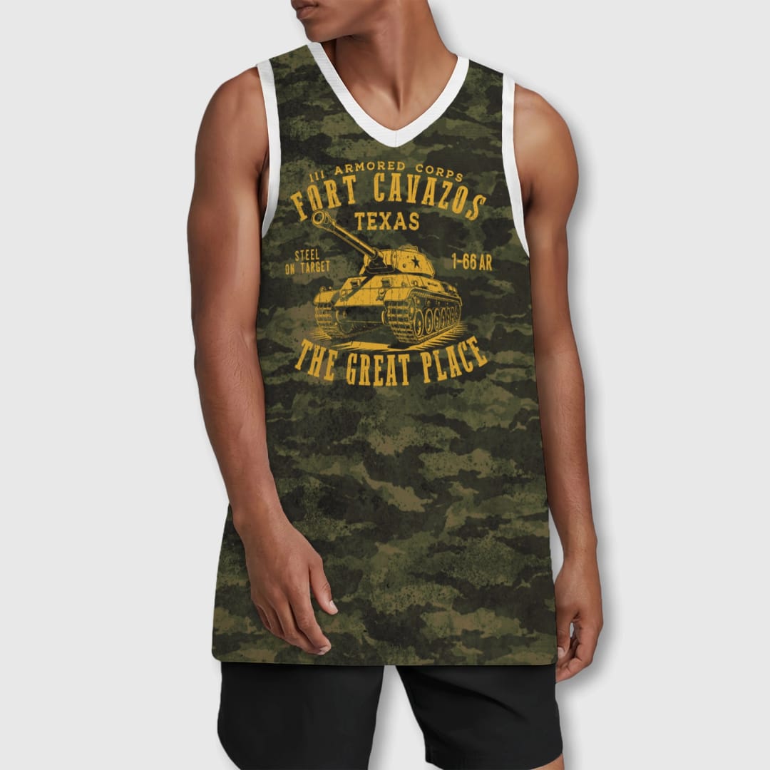 Fort Cavazos Basketball Jersey Set - 1