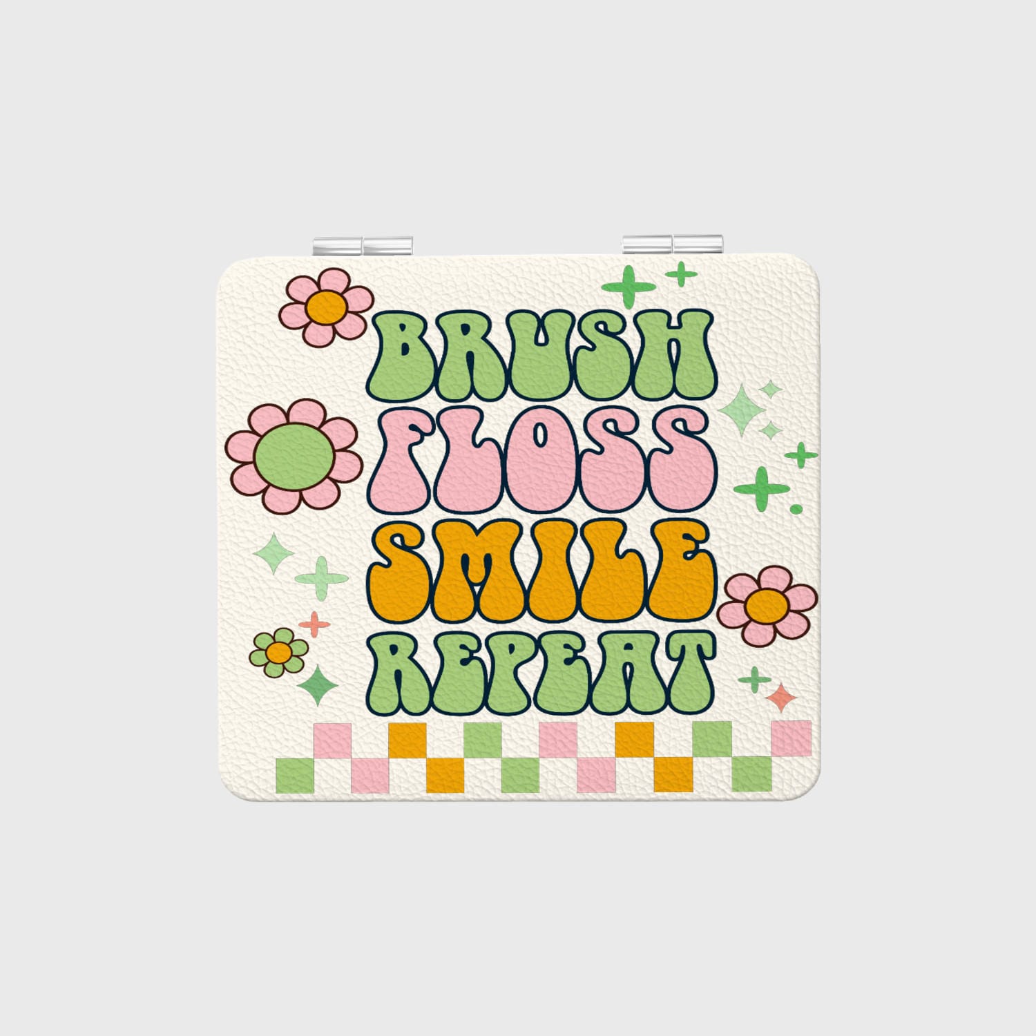 Groovy Dental Quote Pocket Mirror for Dentist Gift