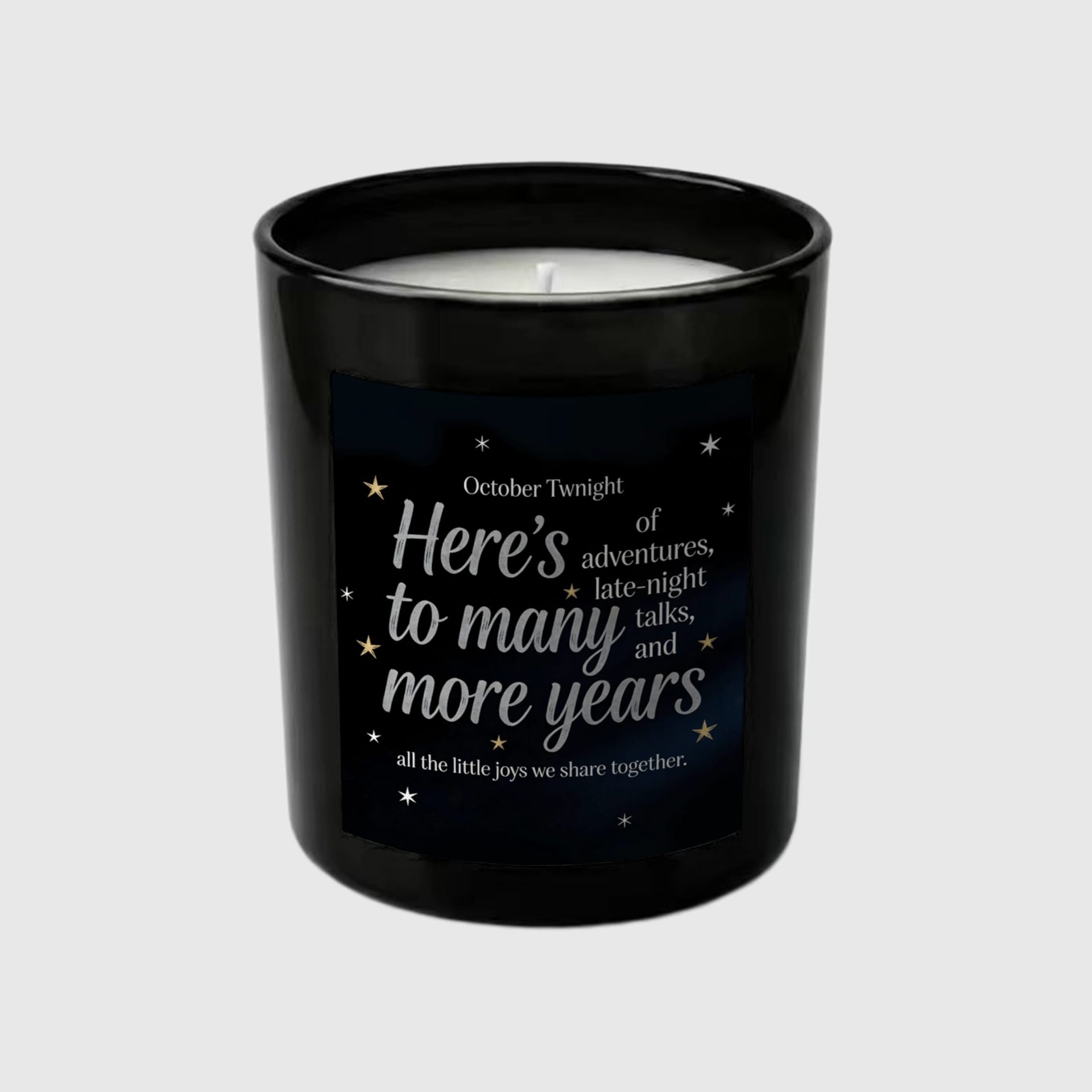 Sentimental Quote Candle Set for Loved Ones Anniversary Gifts