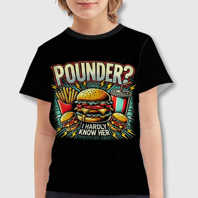 Funny Fast Food Pun Kids T-Shirt for Daily Wear & Gifting