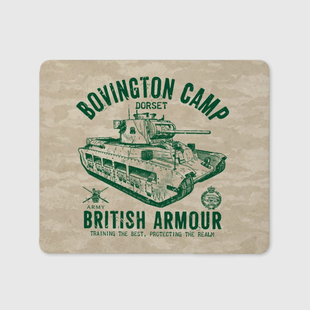 Bovington Camp Tank Regiment Mouse Pad - 1