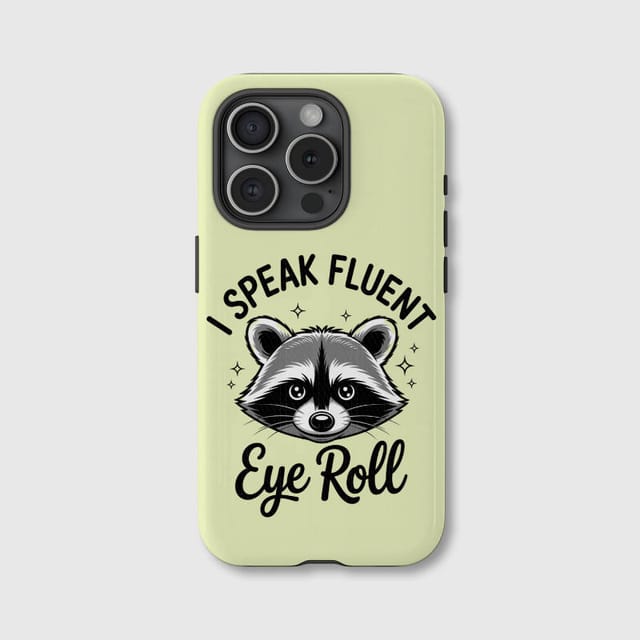 Funny Raccoon Magnetic Phone Case for Friend Birthday Gift