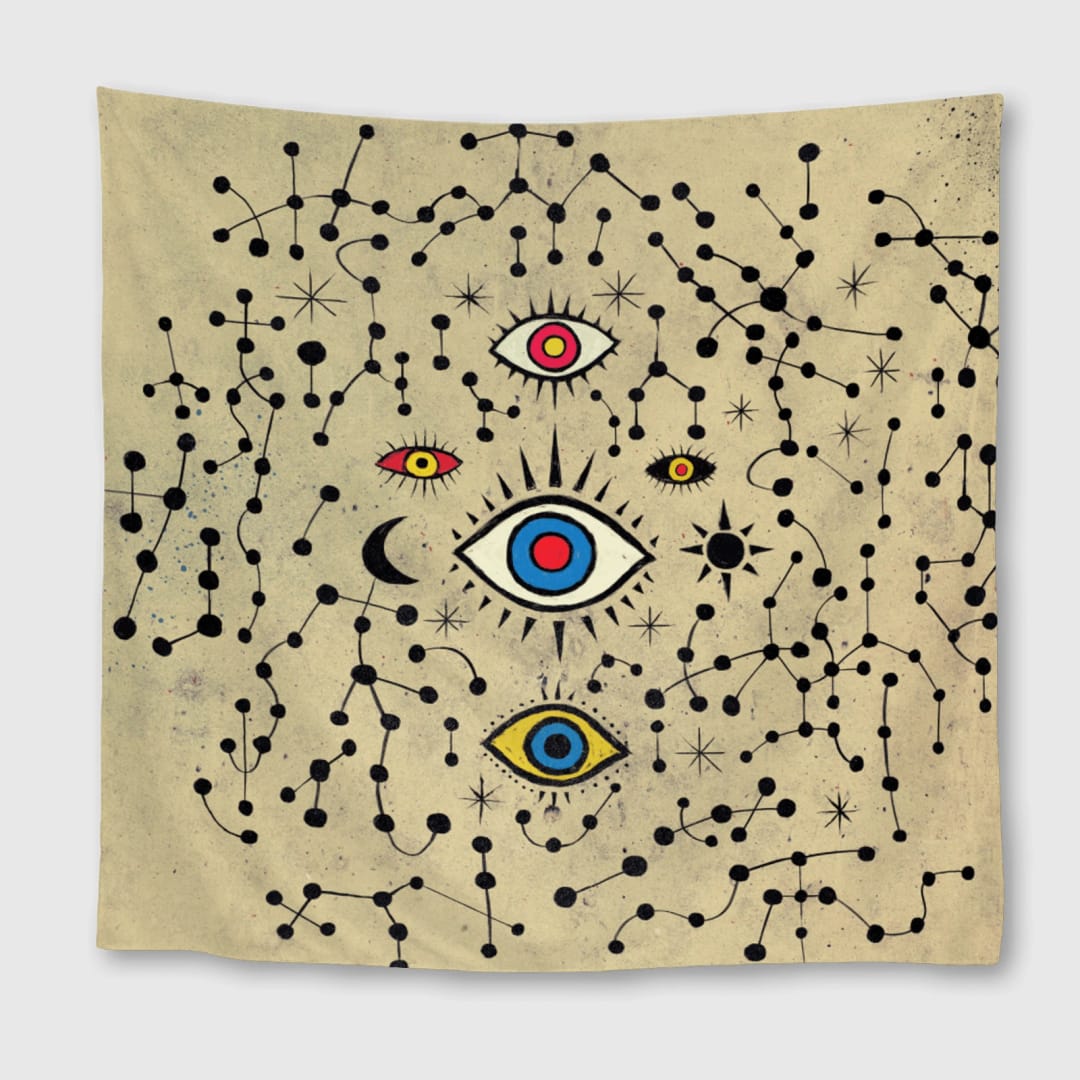 The Night of the Black Stars Square Towel - 1