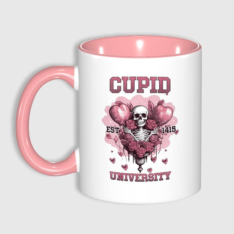 Goth Cupid University 11oz Mug for Valentine's Day Gift