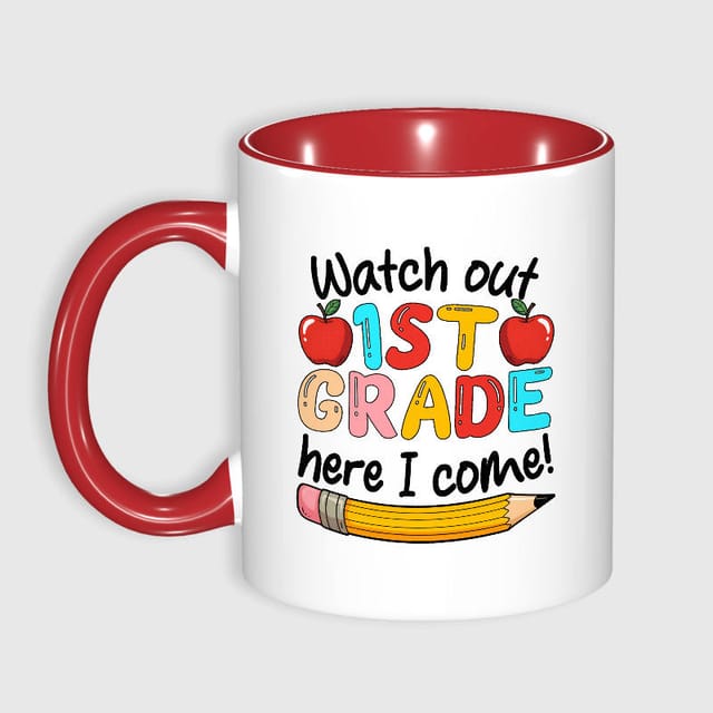 1st Grade Quote Coffee Mug for Kids Back to School Gift