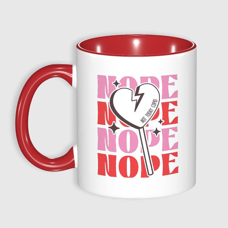 Funny Anti-Valentine Mug for Singles V-Day Gift