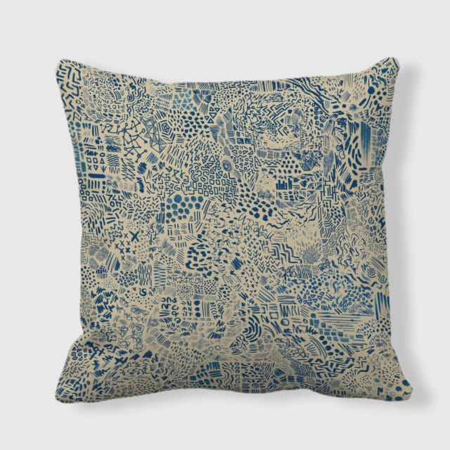 Mental Noise Satin Pillow