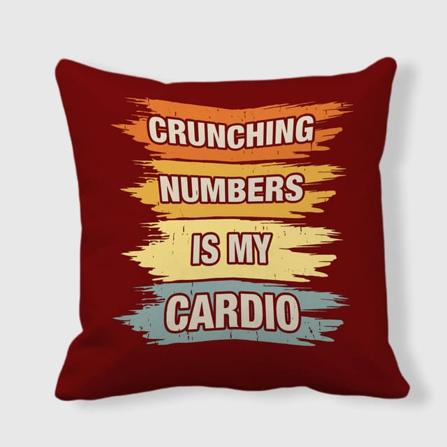 Funny Accounting Quote Throw Pillow for Accountant Office Gift