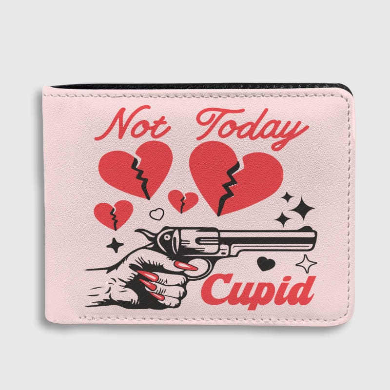 Not Today Cupid Bifold Wallet Anti Valentine Gift