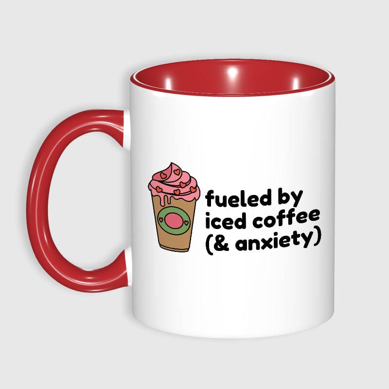 Funny Iced Coffee Quote Mug for Coffee Lovers Gift & Daily Use