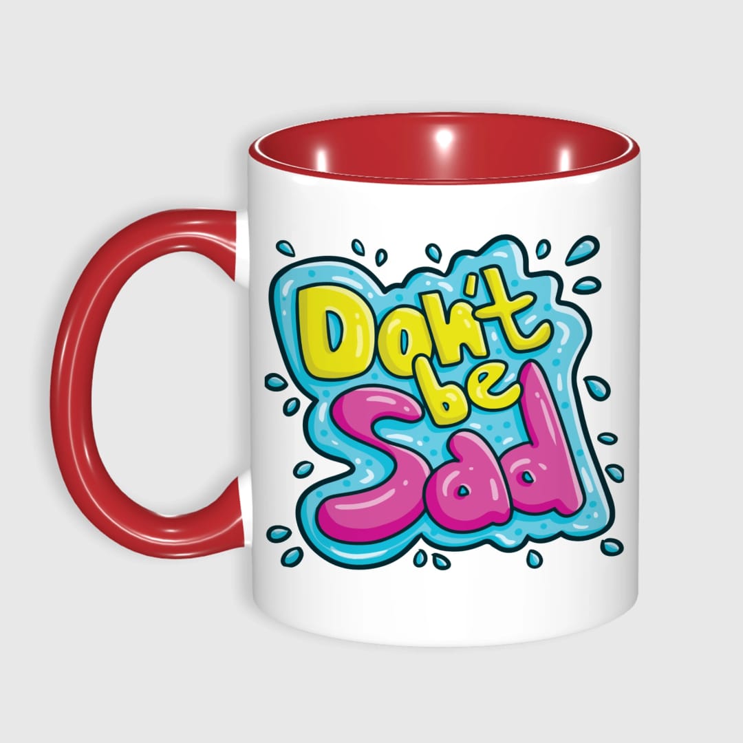 11oz Custom Photo Mug RED with Text  – Personalized Coffee Cup, DIY Picture Logo Image, Customizable Ceramic Mug for Gifts, Add Your Own Photo & Words - 1