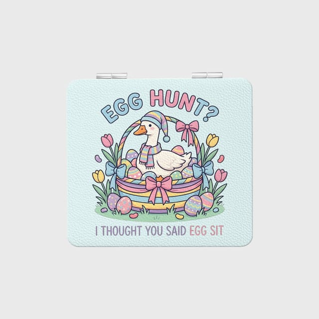 Funny Easter Goose Pun Pocket Mirror Easter Gift