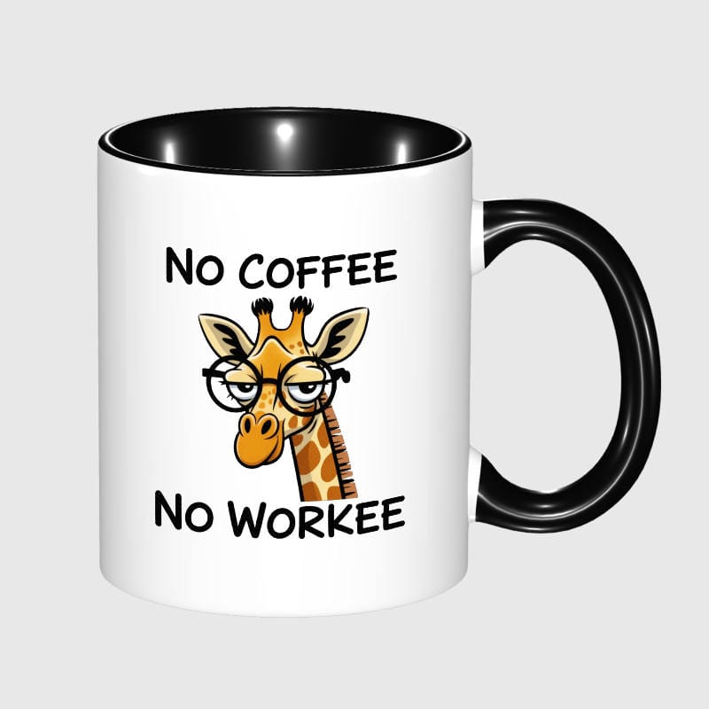 Funny Giraffe Quote Coffee Mug for Coworker Daily Use