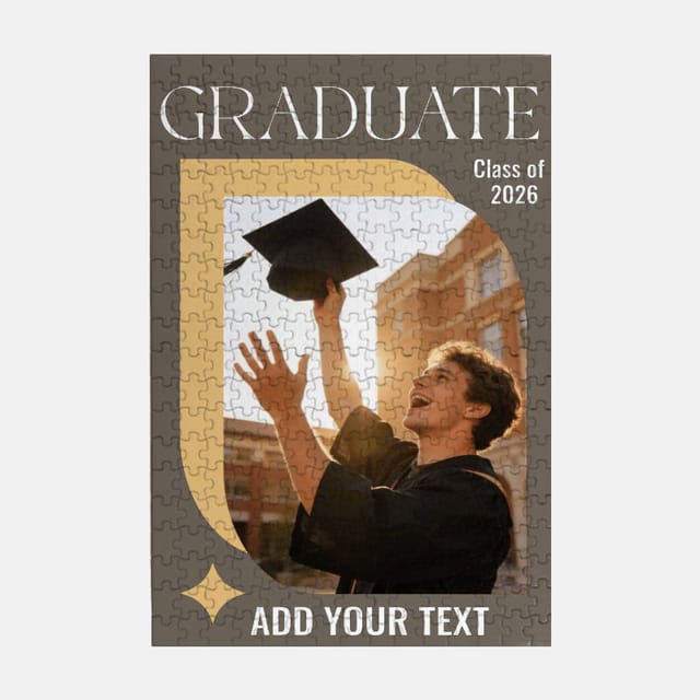 Custom Graduate Photo 300pc Puzzle for Graduation Gift