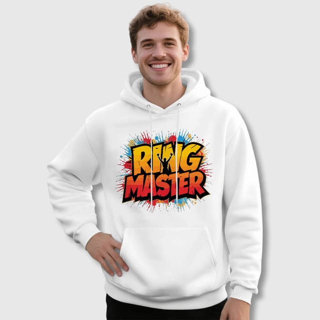 Ring Master Graffiti Hoodie for Wrestling Fans Daily Use