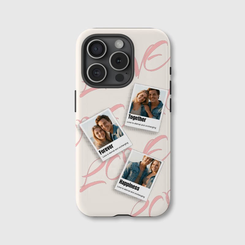Custom Polaroid Photo MagSafe Phone Case for Couples Anniversary Gift