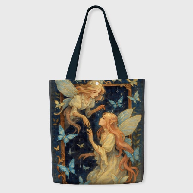 Whimsical Fairy Butterfly Tote Bag for Fairy Lovers