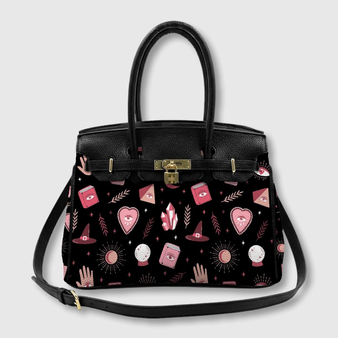 Personalized Women's PU Handbag – Custom Elegant Tote Bag Gift for Her - 1