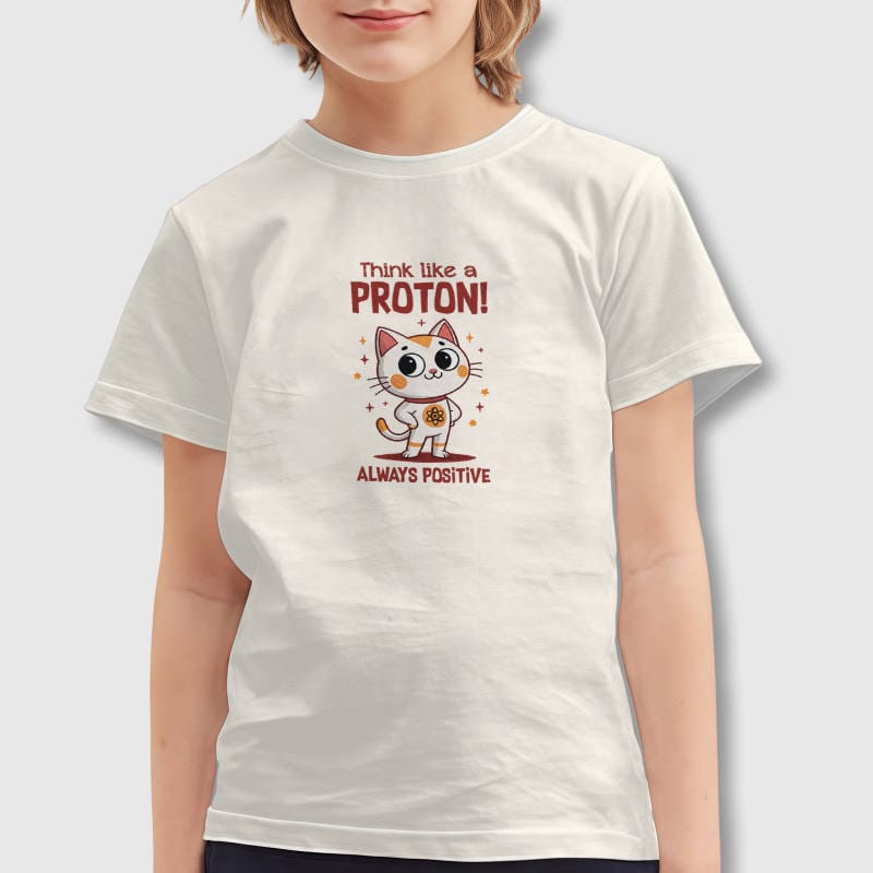 Funny Science Cat Quote Kids T-Shirt for Back to School