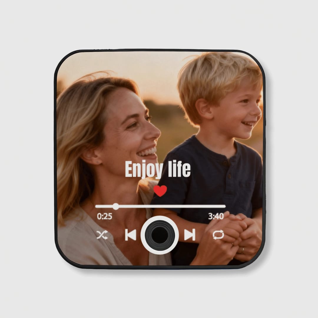 Custom Music Fridge Sticker - Personalized Song Art & Lyrics Magnet - 1