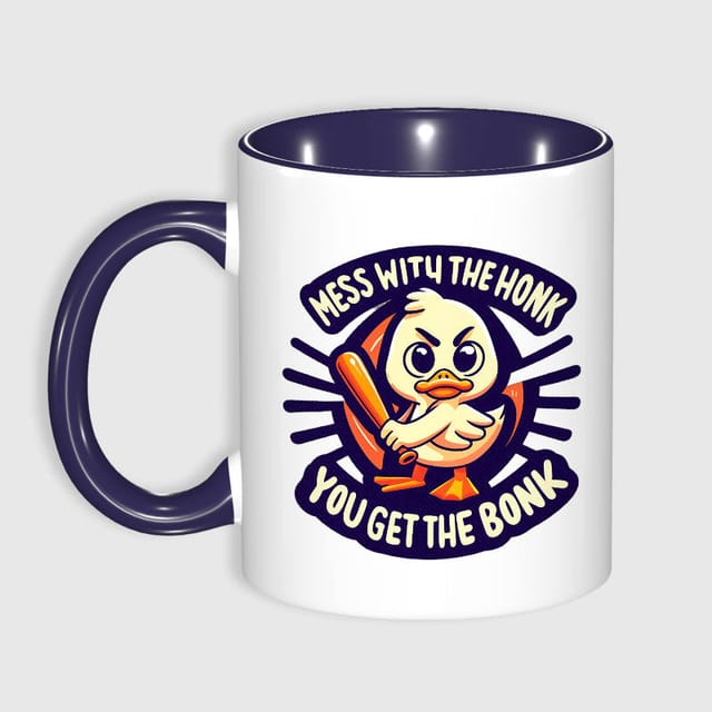 Funny Duck Quote Ceramic Mug for Duck Lovers Daily Use