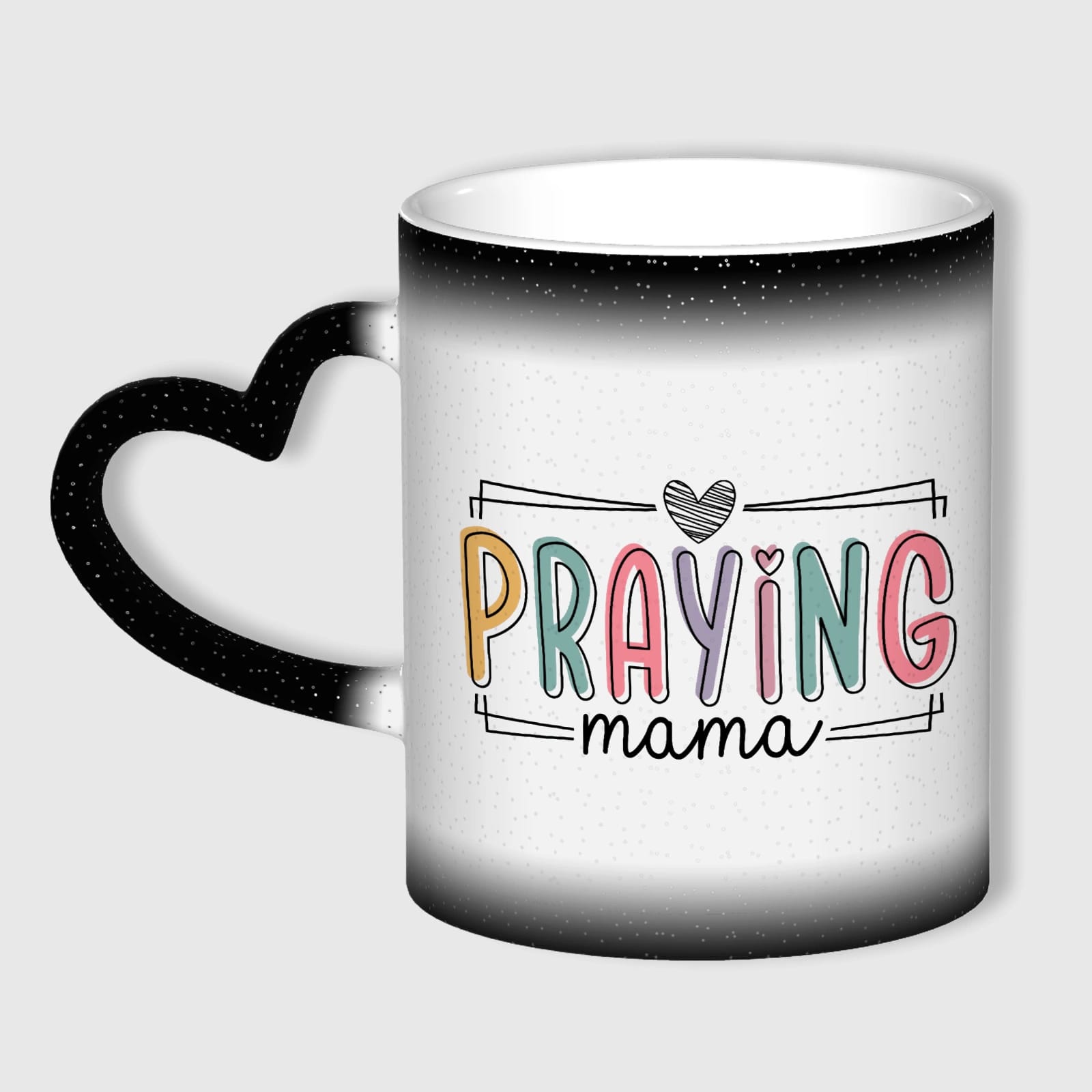 Starry Sky Color Changing Mug Black