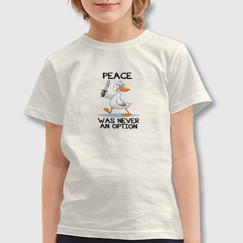 Funny Duck Quote Kids T-Shirt for Daily Wear & Gift