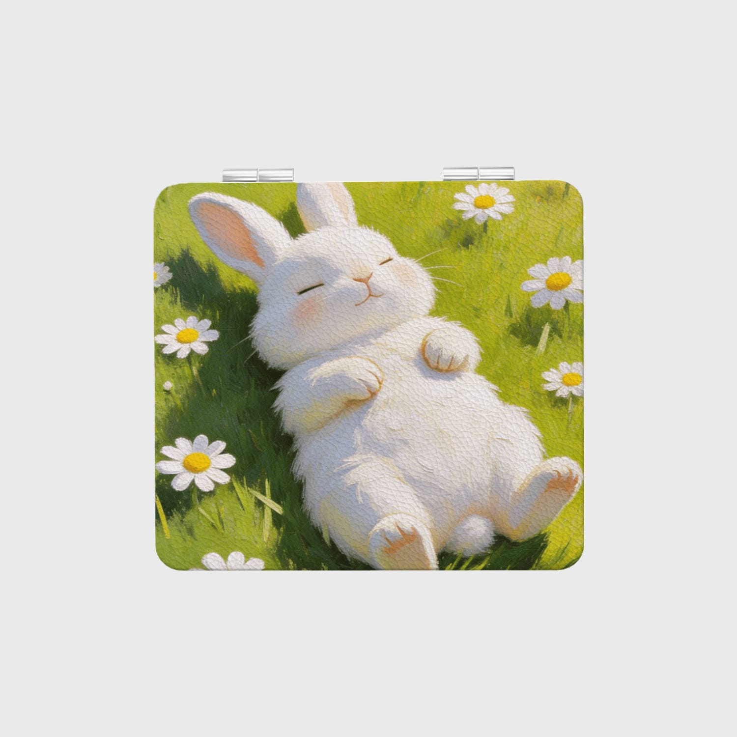 Cute Bunny Makeup Mirror for Pet Lovers Daily Use