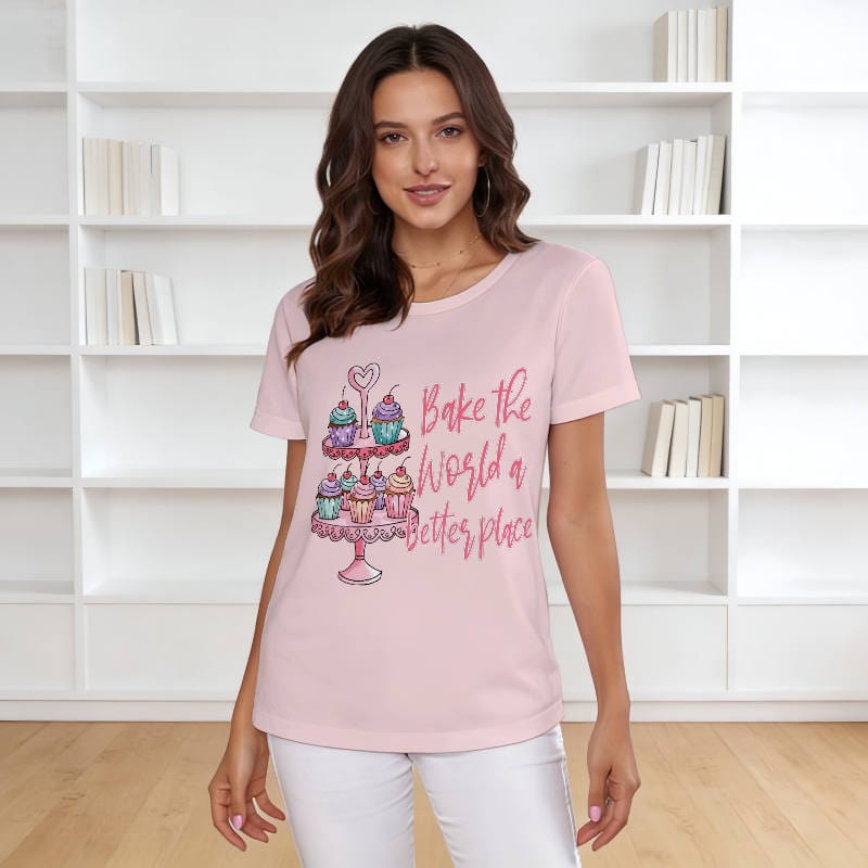 Cupcake Baking Quote Women's T-Shirt for Bakers Gift
